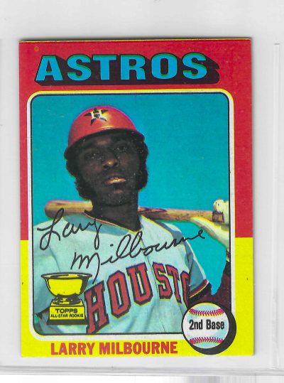 1975 Topps MINI Baseball - SET BREAK - Larry Milbourne (RC) #512