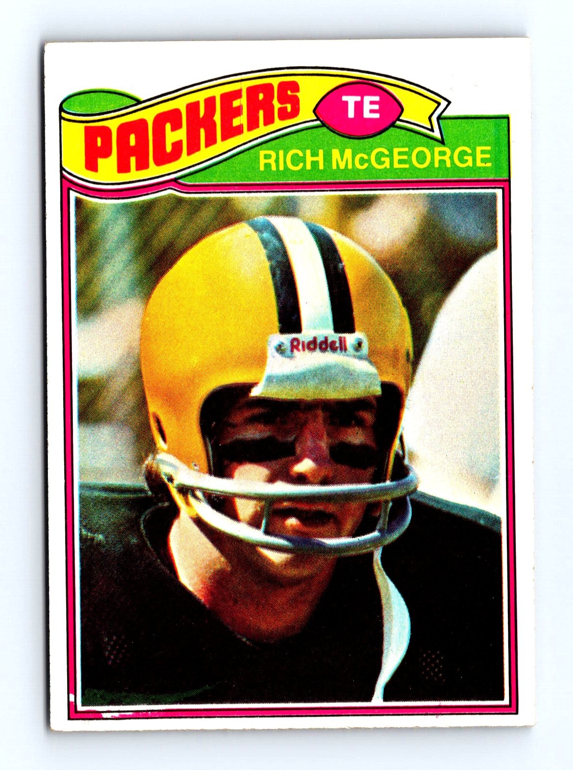 1977 Topps #187 Rich McGeorge Green Bay Packers NFL Football Card