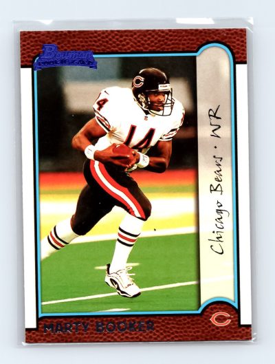 1999 Bowman Football #187 Marty Booker Chicago Bears Rookie Card EXCELLENT