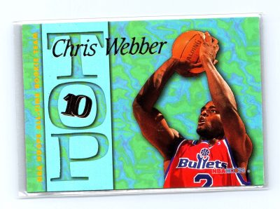 1995-96 Hoops #AR3 Chris Webber Top Ten