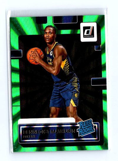 2022-23 Donruss #206 Bennedict Mathurin Holo Laser Green