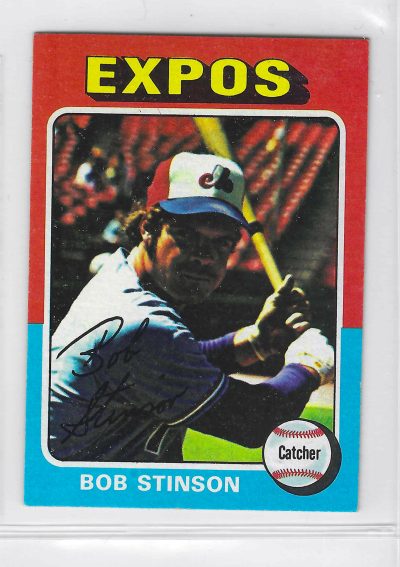1975 Topps MINI Baseball - SET BREAK - Bob Stinson #471