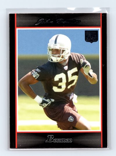 2007 Bowman #254 John Bowie NFL Football Rookie Card RC Excellent