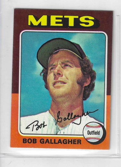 1975 Topps MINI Baseball - SET BREAK - Bob Gallagher #406