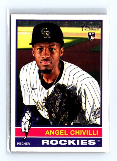 2025 Topps Heritage #230 Angel Chivilli
