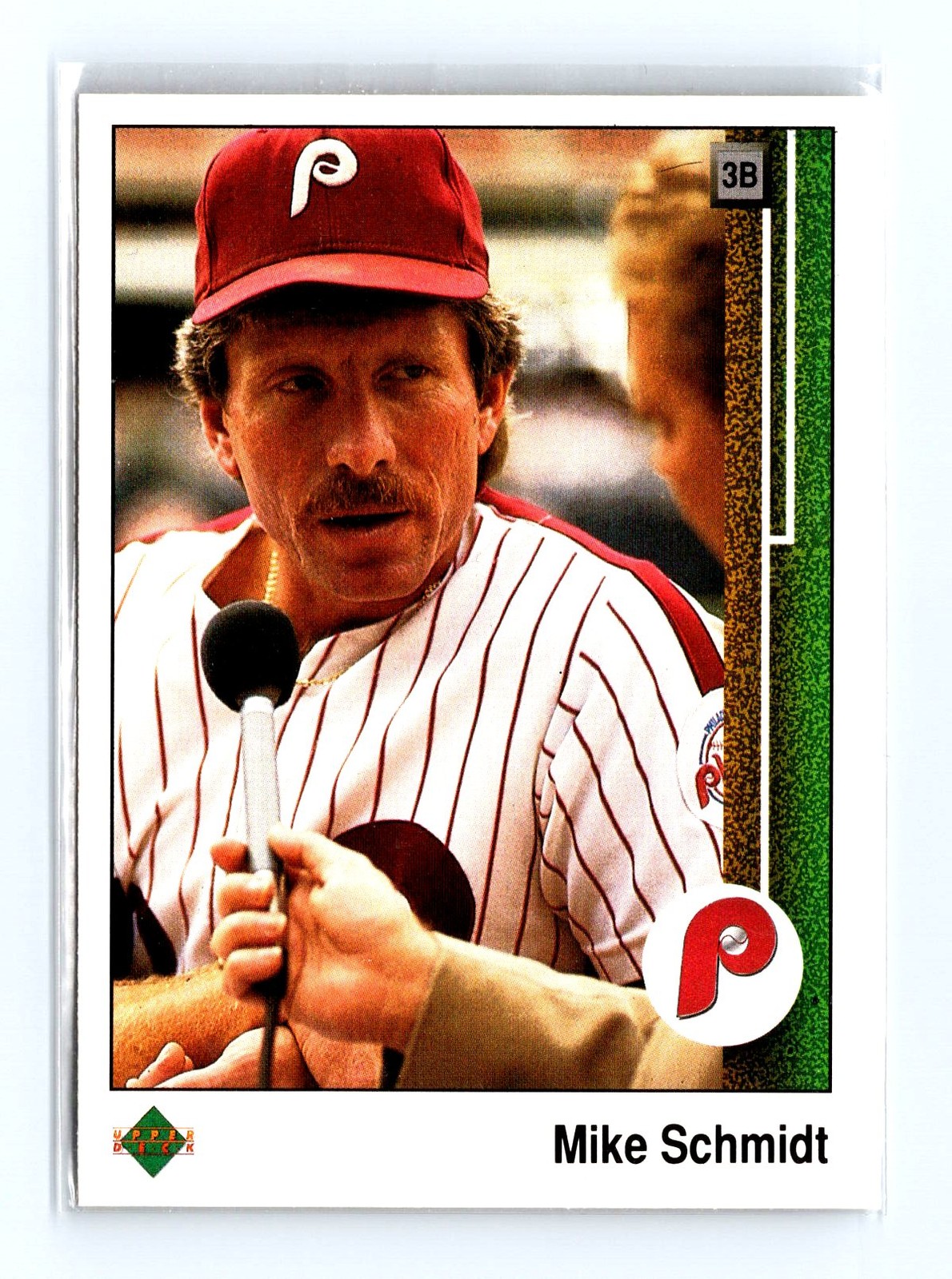 1989 Upper Deck #406 Mike Schmidt Philadelphia Phillies Baseball Card