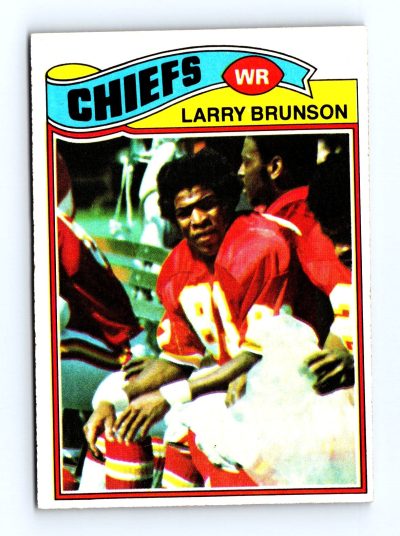 1977 Topps #244 Larry Brunson NFL - Set Break