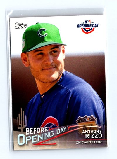 2018 Topps Opening Day #BOD-AR Anthony Rizzo Before Opening Day