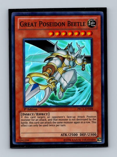 2012 Premium Collection Tin #PRC1-EN008 Great Poseidon Beetle