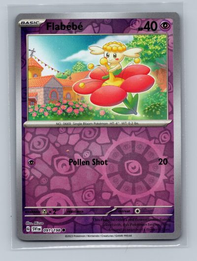SV01: Scarlet & Violet Base Set #091/198 Flabebe Holo