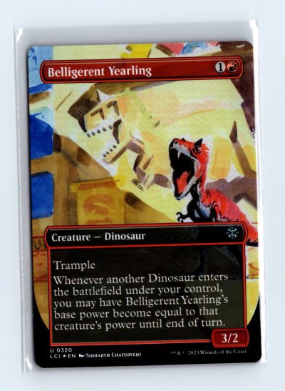 The Lost Caverns of Ixalan #320 Belligerent Yearling (Borderless)