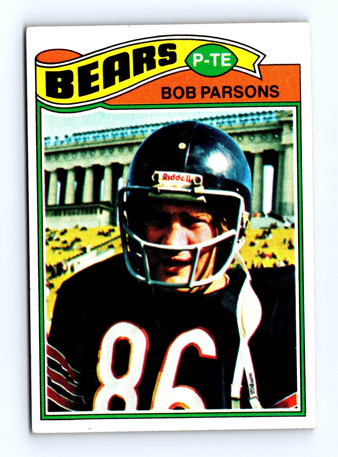 1977 Topps #164 Bob Parsons Chicago Bears Football Card