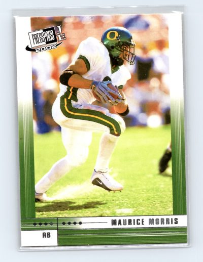 Maurice Morris 2002 Press Pass JE #29 Oregon Ducks Football Card Excellent