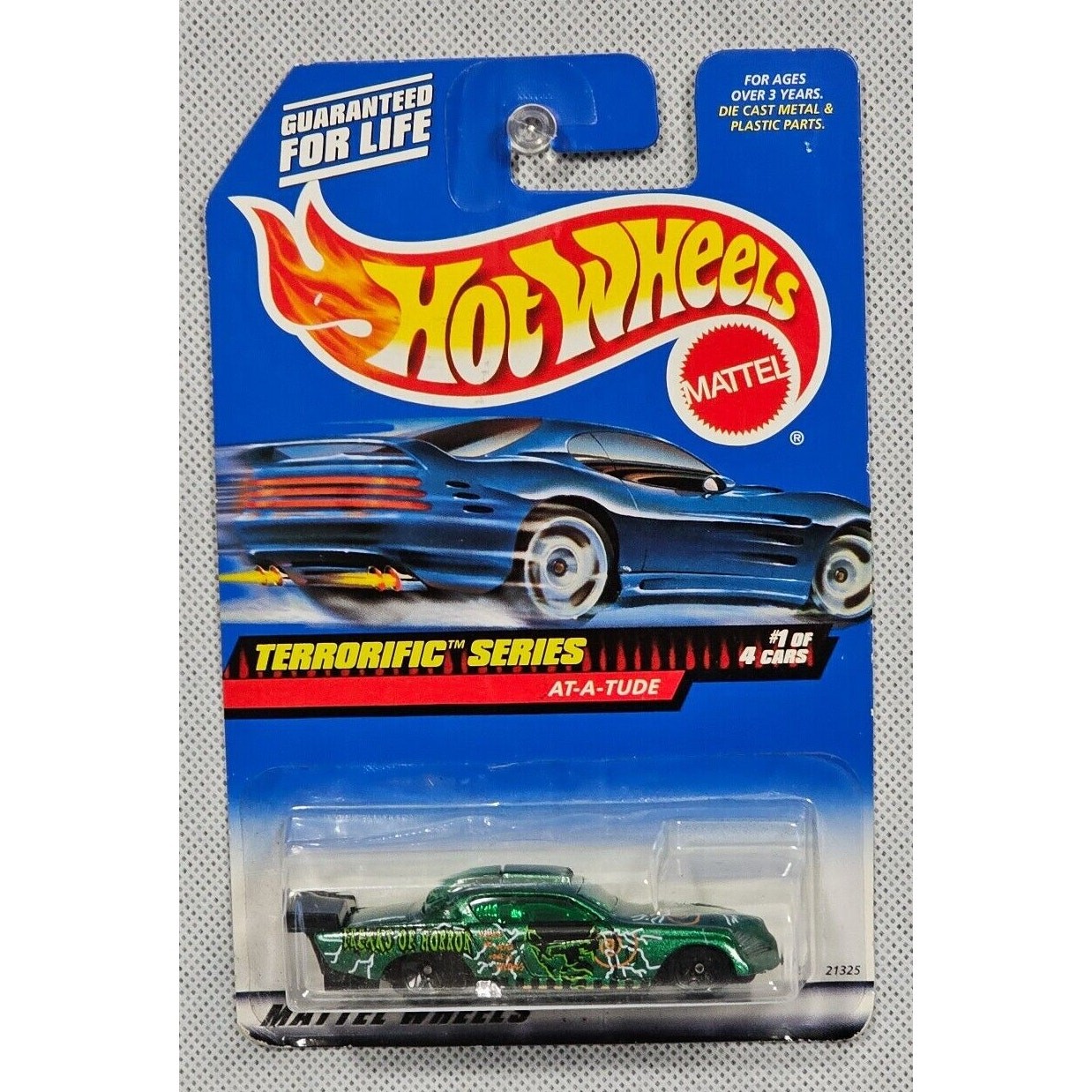 Hot Wheels 1999 Terrorific Series At-A-Tude #977 Diecast Car in Blister Pack
