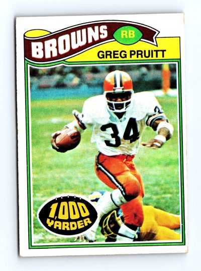 1977 Topps #25 Greg Pruitt NFL - Set Break