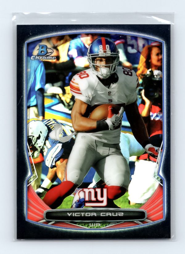 Victor Cruz 2014 Bowman Chrome #84 New York Giants WR Card EXCELLENT
