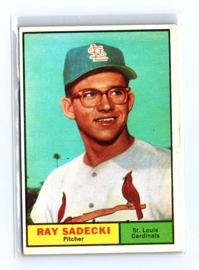 1961 Topps #32 Ray Sadecki