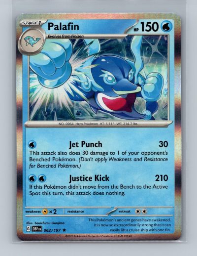 SV03: Obsidian Flames #062/197 Palafin Holo