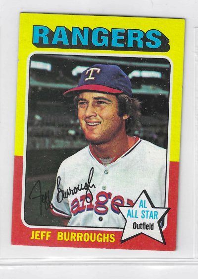 1975 Topps MINI Baseball - SET BREAK - Jeff Burroughs #470