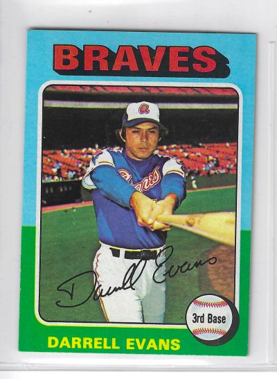 1975 Topps MINI Baseball - SET BREAK - Darrell Evans #475