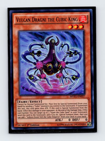 The Dark Side of Dimensions Movie Pack #MVP1-EN037 Vulcan Dragni the Cubic King