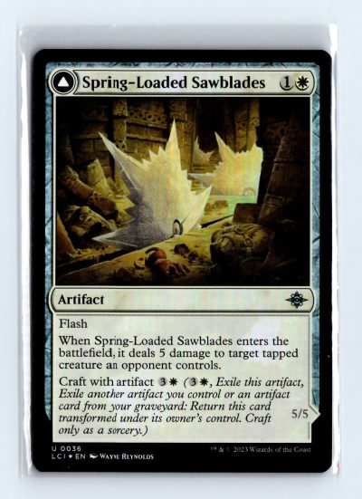 The Lost Caverns of Ixalan #36 Spring-Loaded Sawblades