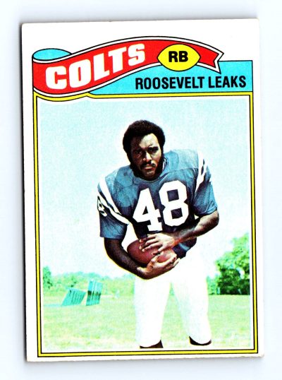 1977 Topps #171 Roosevelt Leaks NFL - Set Break