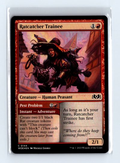 Wilds of Eldraine #144 Ratcatcher Trainee