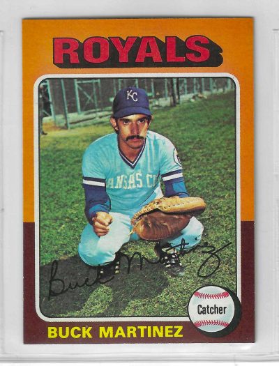 1975 Topps MINI Baseball - SET BREAK - Buck Martinez #314