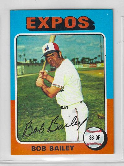 1975 Topps MINI Baseball - SET BREAK - Bob Bailey #365