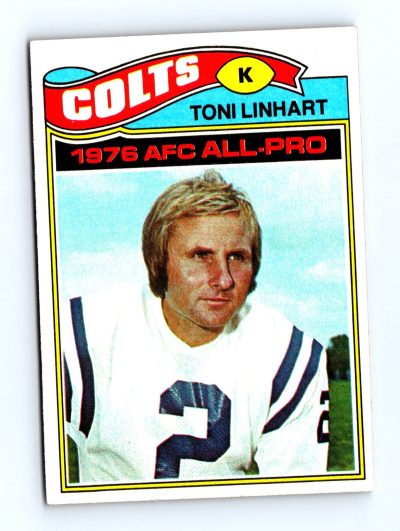 1977 Topps #190 Toni Linhart NFL - Set Break