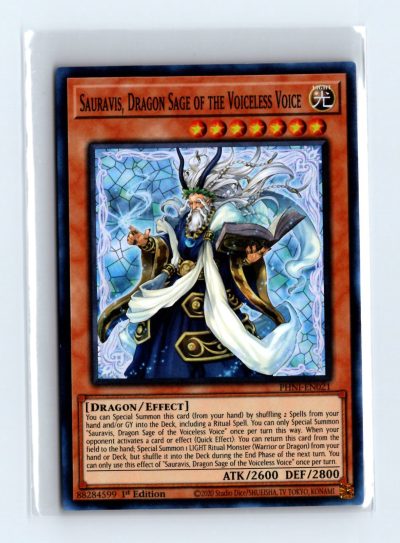 Phantom Nightmare #PHNI-EN021 Sauravis, Dragon Sage of the Voiceless Voice