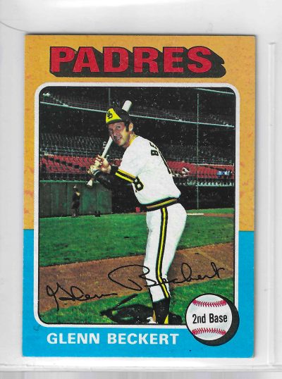 1975 Topps MINI Baseball - SET BREAK - Glenn Beckert #484