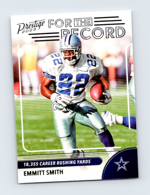 Emmitt Smith 2023 Panini Prestige For the Record #19 Cowboys EXCELLENT