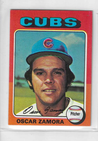 1975 Topps MINI Baseball - SET BREAK - Oscar Zamora (RC) #604