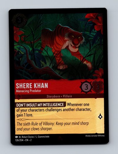 Rise of the Floodborn #126/204 Shere Khan Foil