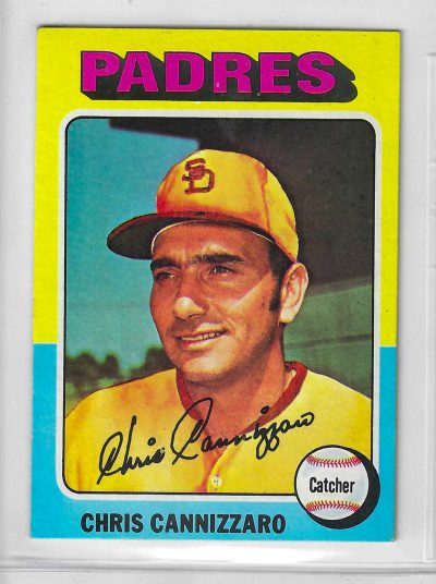 1975 Topps MINI Baseball - SET BREAK - Chris Cannizzaro #355
