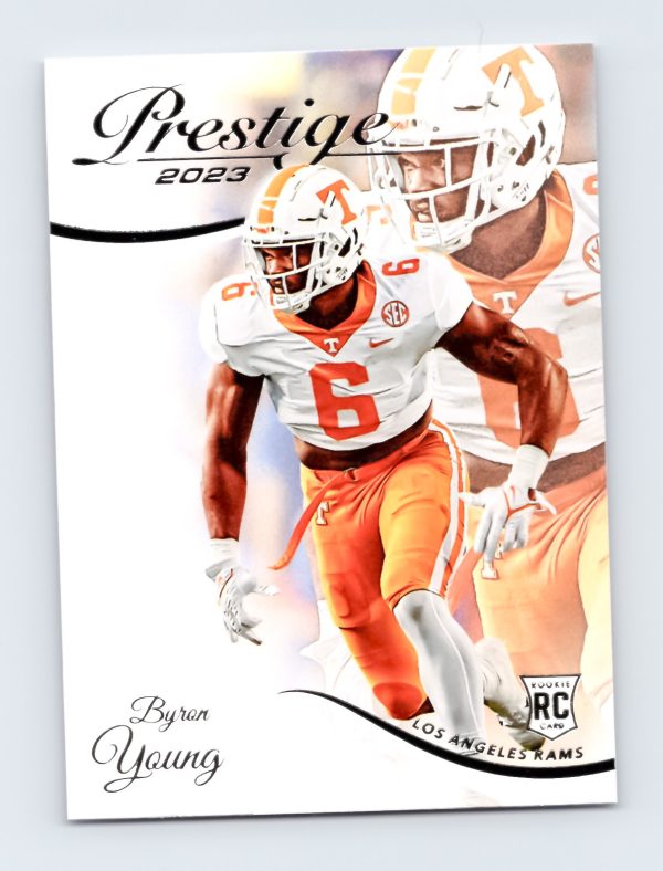 Byron Young 2023 Panini Prestige #313 RC Rookie Card Tennessee Rams MINT