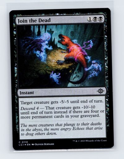 The Lost Caverns of Ixalan #110 Join the Dead - Foil