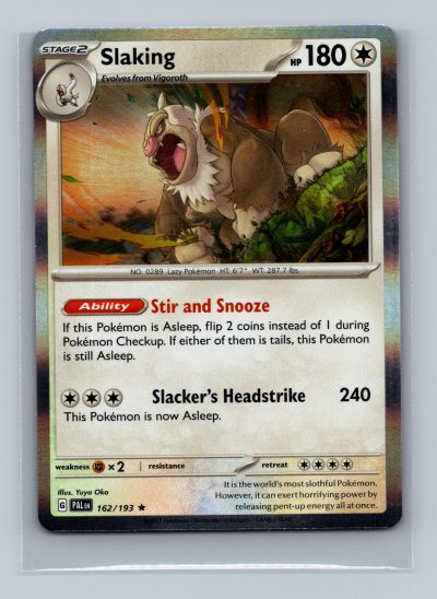 SV02: Paldea Evolved #162/193 Slaking Foil