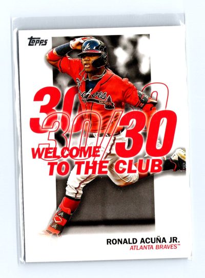 2023 Topps #WC-1 Ronald Acuña Jr. Welcome to the Club