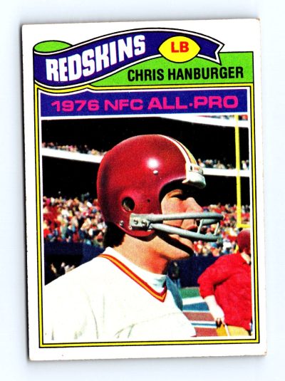 1977 Topps #170 Chris Hanburger NFL - Set Break