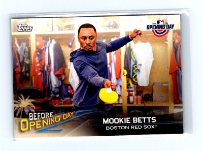 2018 Topps Opening Day #BOD-MB Mookie Betts Before Opening Day
