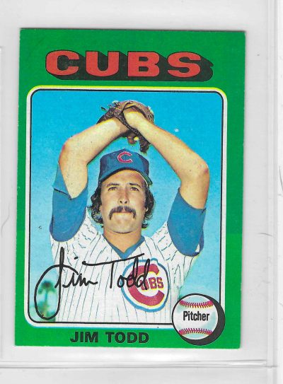 1975 Topps MINI Baseball - SET BREAK - Jim Todd (RC) #519