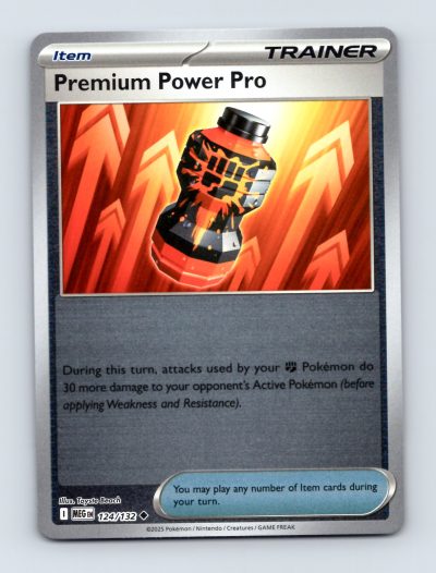 Pokemon Premium Power Pro Trainer Card ME01 Mega Evolution 124/132 Foil