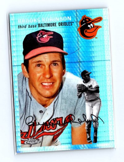 2023 Topps Chrome Platinum Anniversary #46 Brooks Robinson Refractors