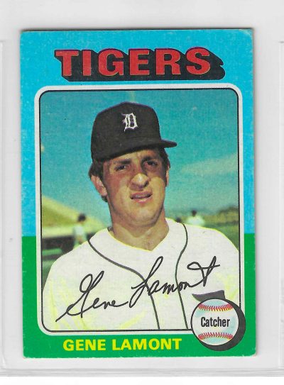1975 Topps MINI Baseball - SET BREAK - Gene Lamont #593