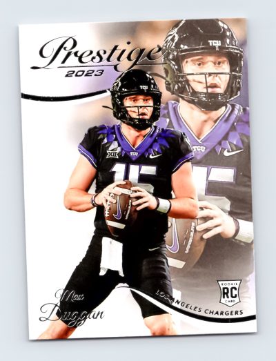 Max Duggan 2023 Panini Prestige #362 RC Los Angeles Chargers EXCELLENT