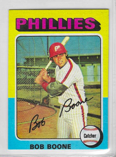 1975 Topps MINI Baseball - SET BREAK - Bob Boone #351