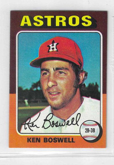 1975 Topps MINI Baseball - SET BREAK - Ken Boswell #479